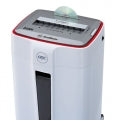 GBC ShredMaster 31SX P-4 cross cut office shredder with 14-16 sheet capacity, 30L pull-out bin, separate CD slot, modern Japan range design, includes free GBC oil sheets