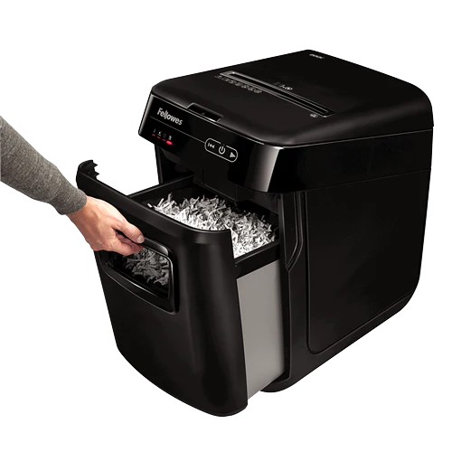 Fellowes AutoMax® 200C P-4 Cross-Cut Auto Feed Shredder