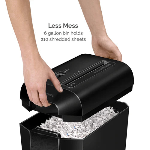 Fellowes Powershred® LX65 P-4 Cross-Cut Personal Shredder