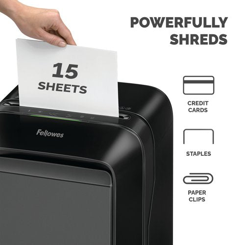 Fellowes Powershred® LX211 P-5 Micro-Cut Small Office Shredder