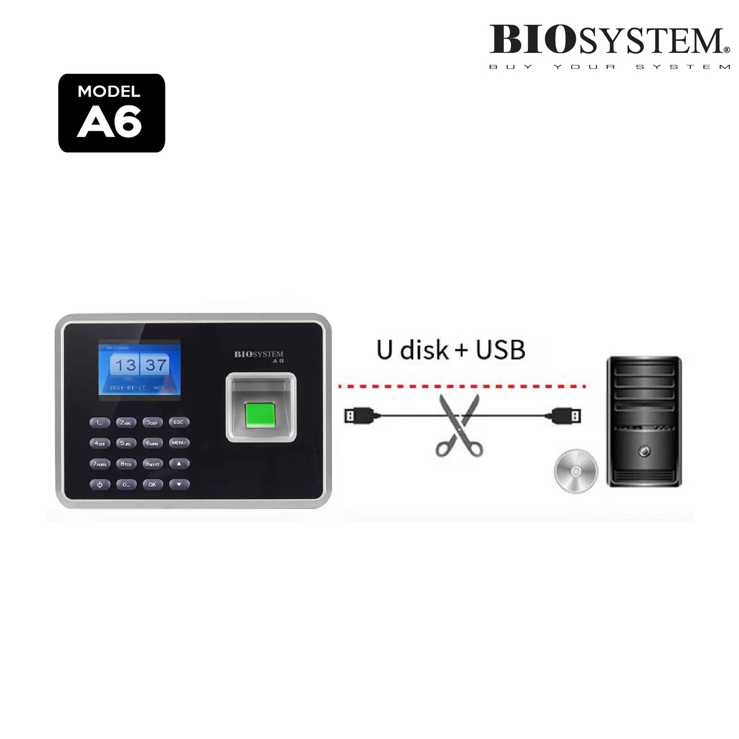 Biosystem Time Attendance System A6