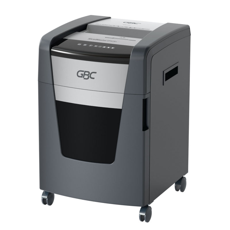 GBC ShredMaster XP418+ P-4 cross cut departmental shredder with 45L bin and jam free technology