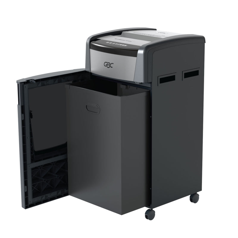 GBC ShredMaster XP426+ P-4 cross cut departmental shredder with 120L bin and jam free technology