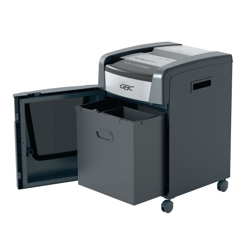 GBC ShredMaster XP514+ P-5 micro cut departmental shredder with 60L bin and ultra quiet operation