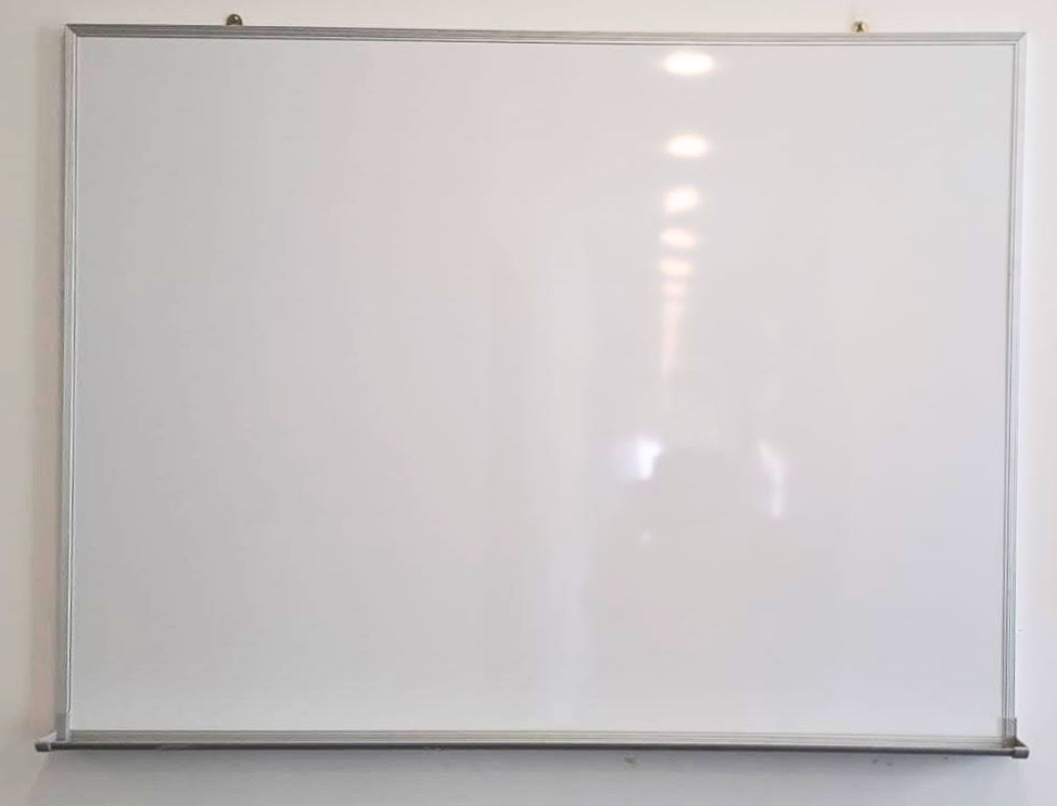Wall Whiteboard with Aluminium Frame & Pen Tray