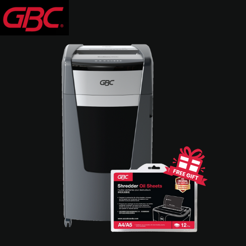 Complimentary GBC Oil Sheets with every Purchase of a GBC Shredder Machine