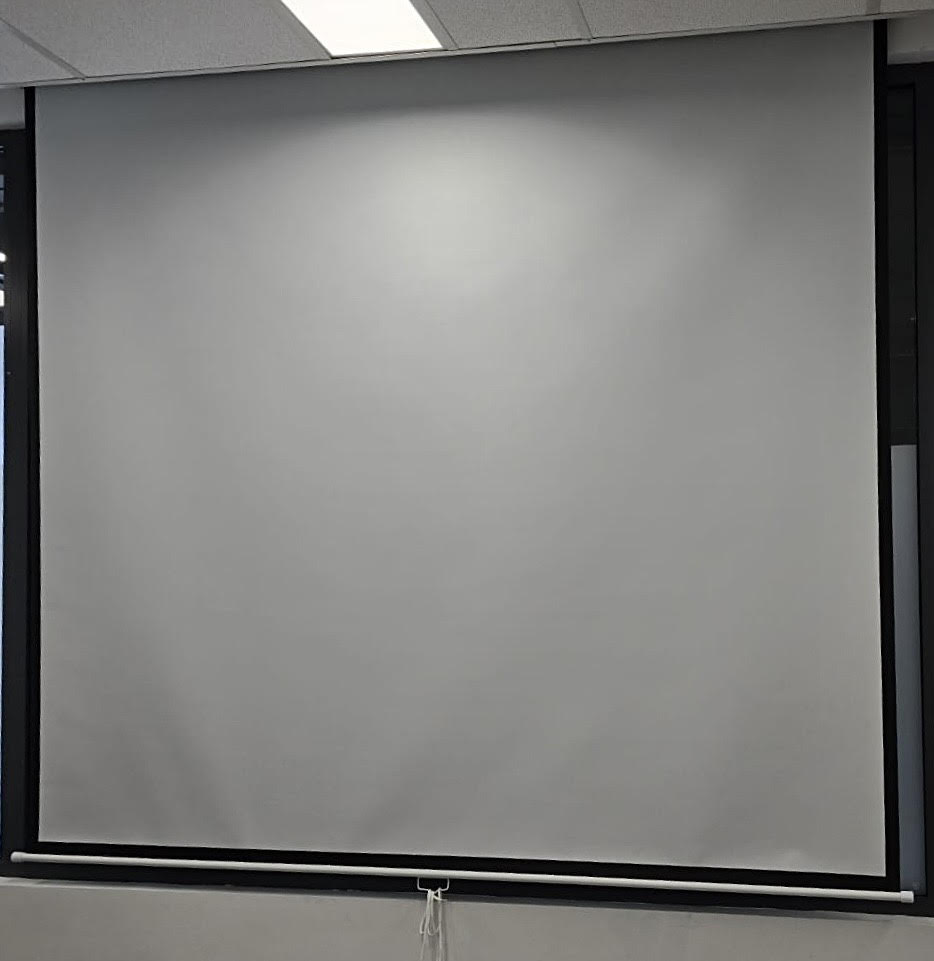 Manual Pull Down Projector Screen