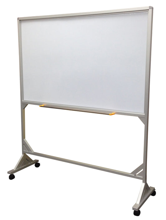 Mobile Magnetic Whiteboard With Aluminium Stand with Pen Tray (Double Sided)