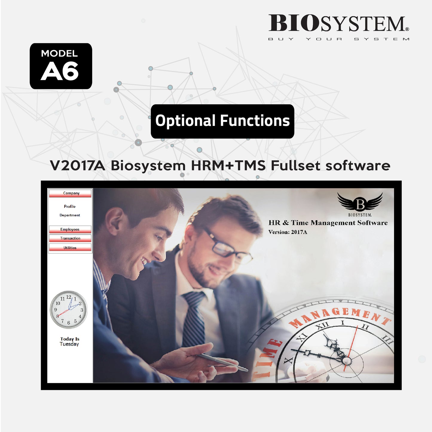 Biosystem Time Attendance System A6