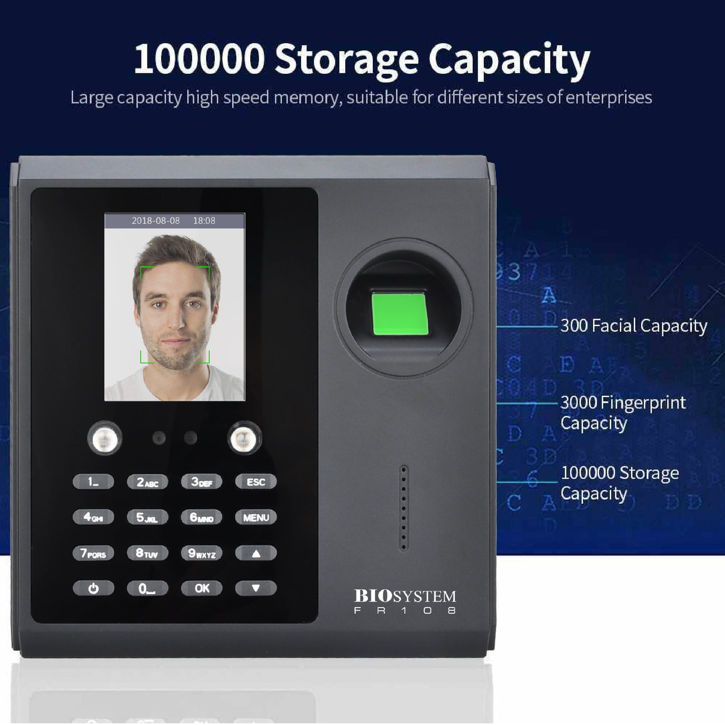 Biosystem FR108 Time Attendance System