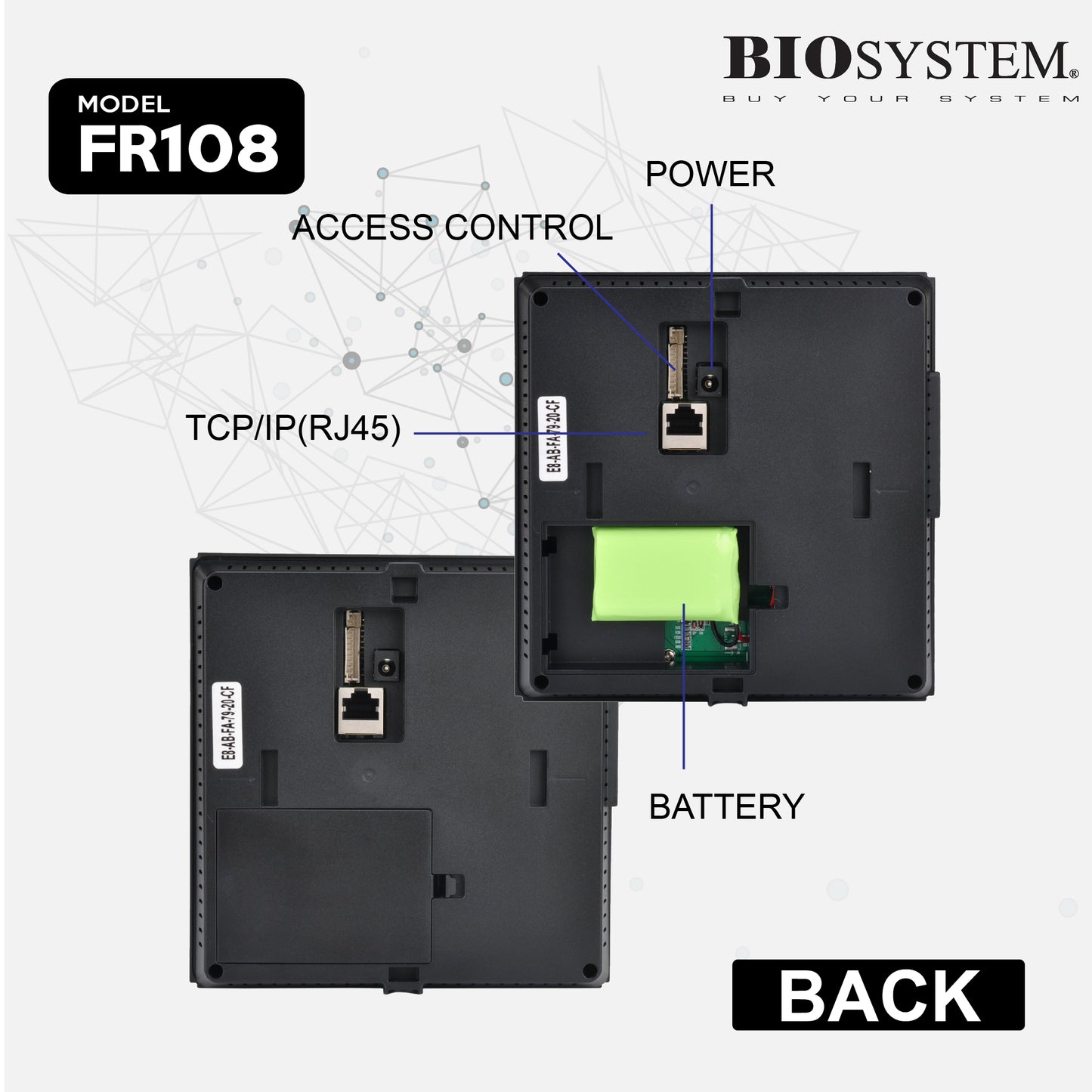 Biosystem FR108 Time Attendance System