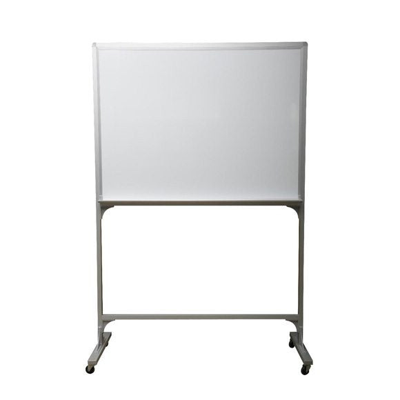 Magnetic Mobile Whiteboard With Aluminium Stand (Double Sided)